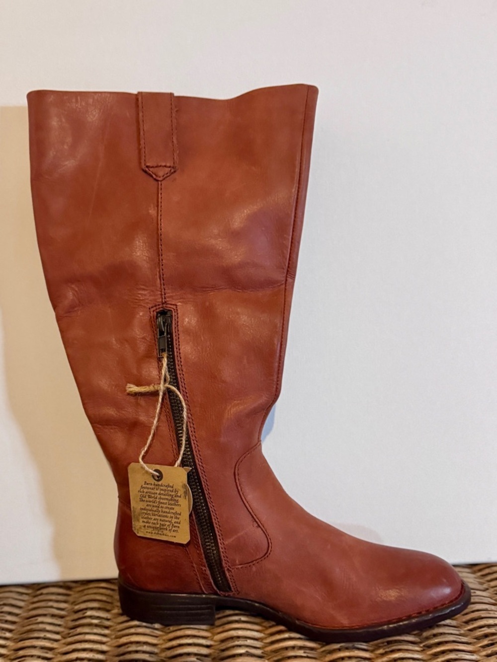 Born Leather Knee High Boots – Cognac Brown – Size 6 - Picture 3 of 6